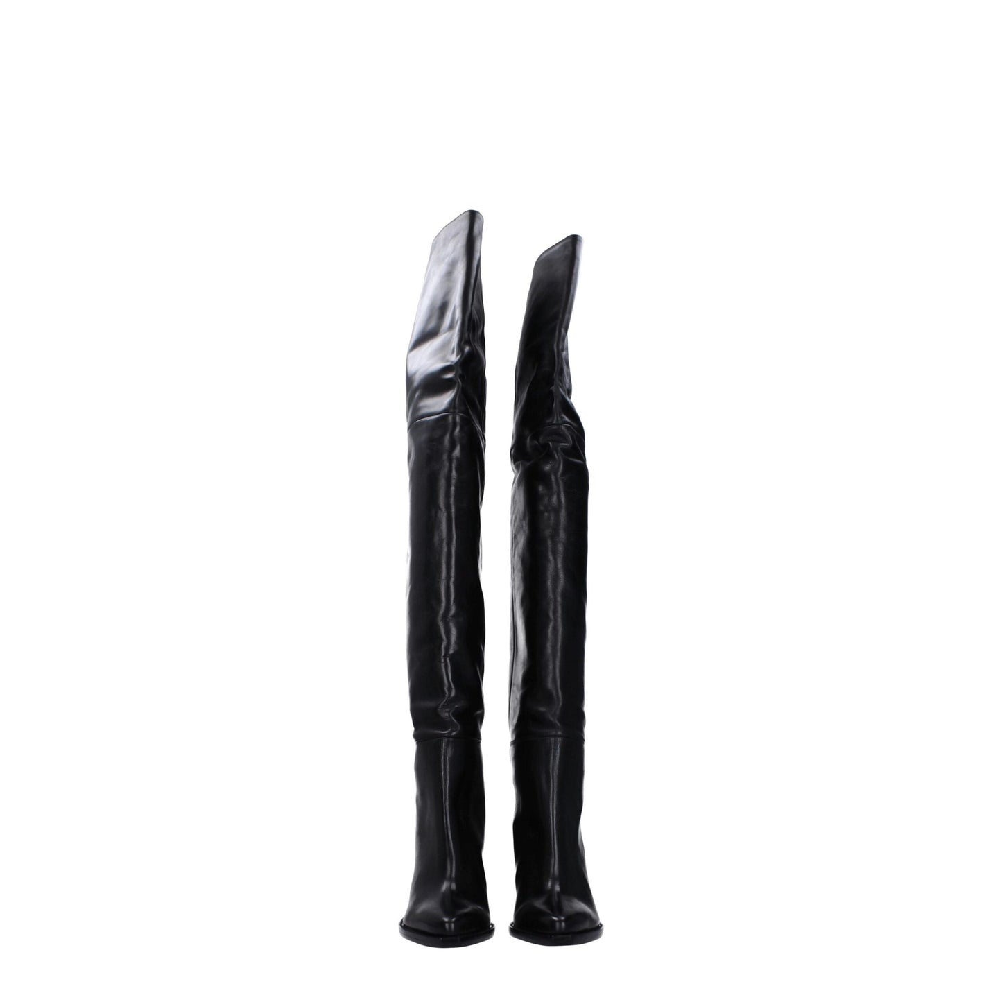 Cuissardes en cuir noir Isabel Marant
