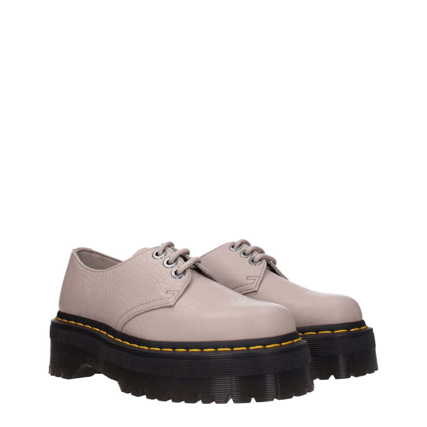Dr. Martens Oxfords et Derbies en cuir gris
