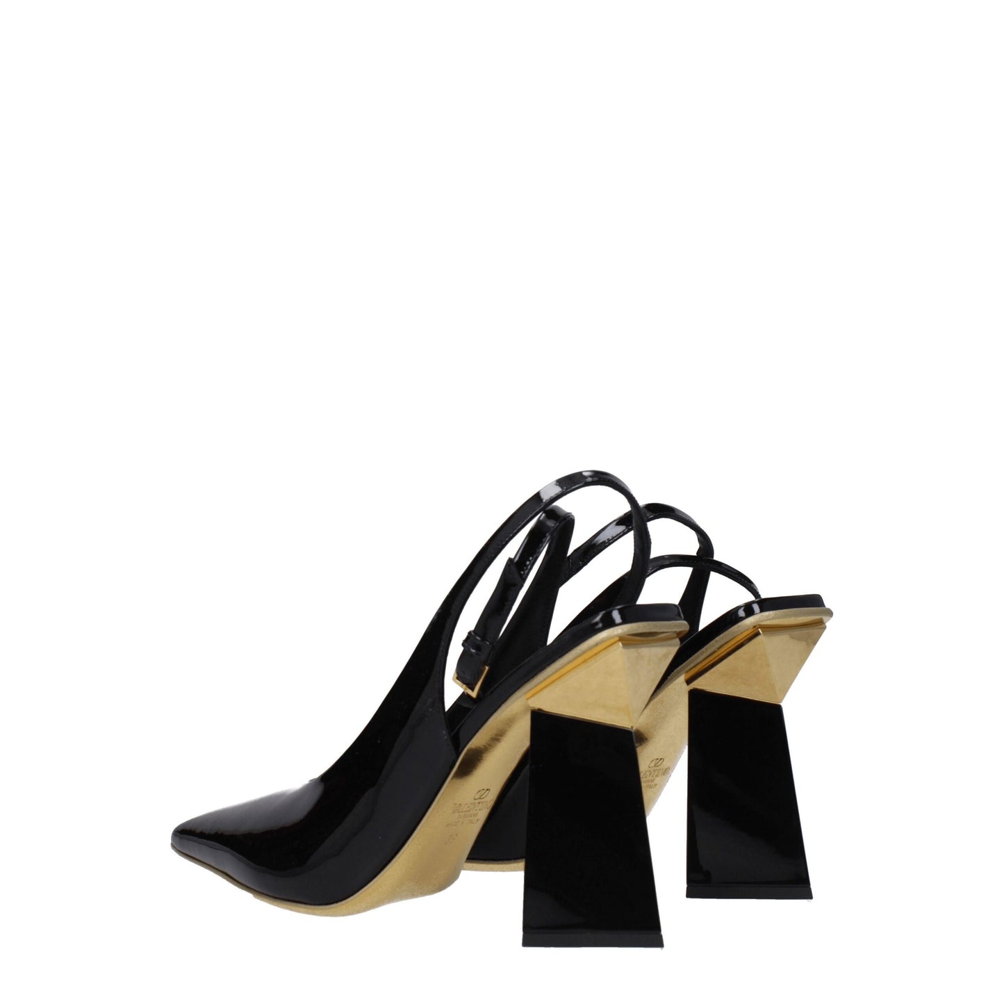 Valentino Garavani Schwarze Ledersandalen