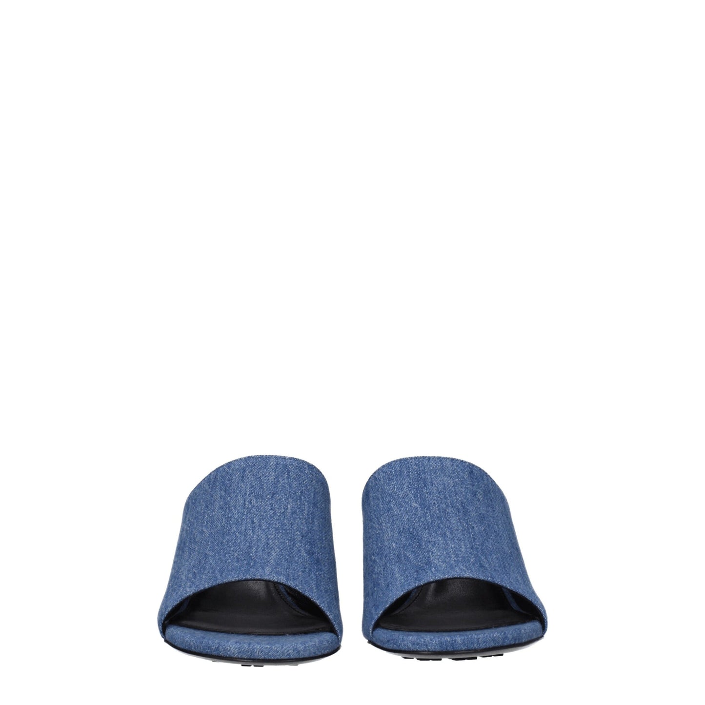 Givenchy – Blaue Plateauschuhe aus Stoff