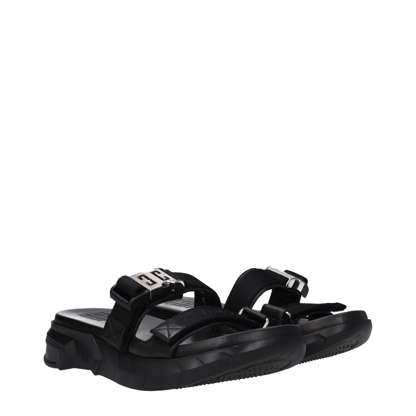 Givenchy – Schwarze Stoff-Hausschuhe