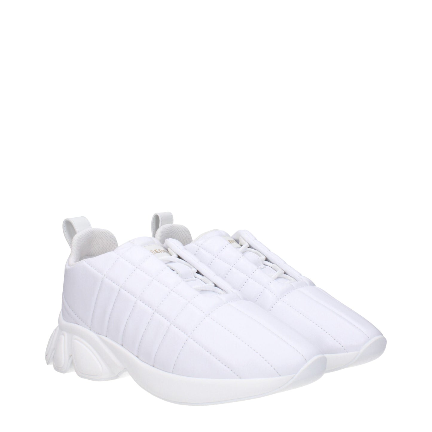 Burberry – Weiße Ledersneaker