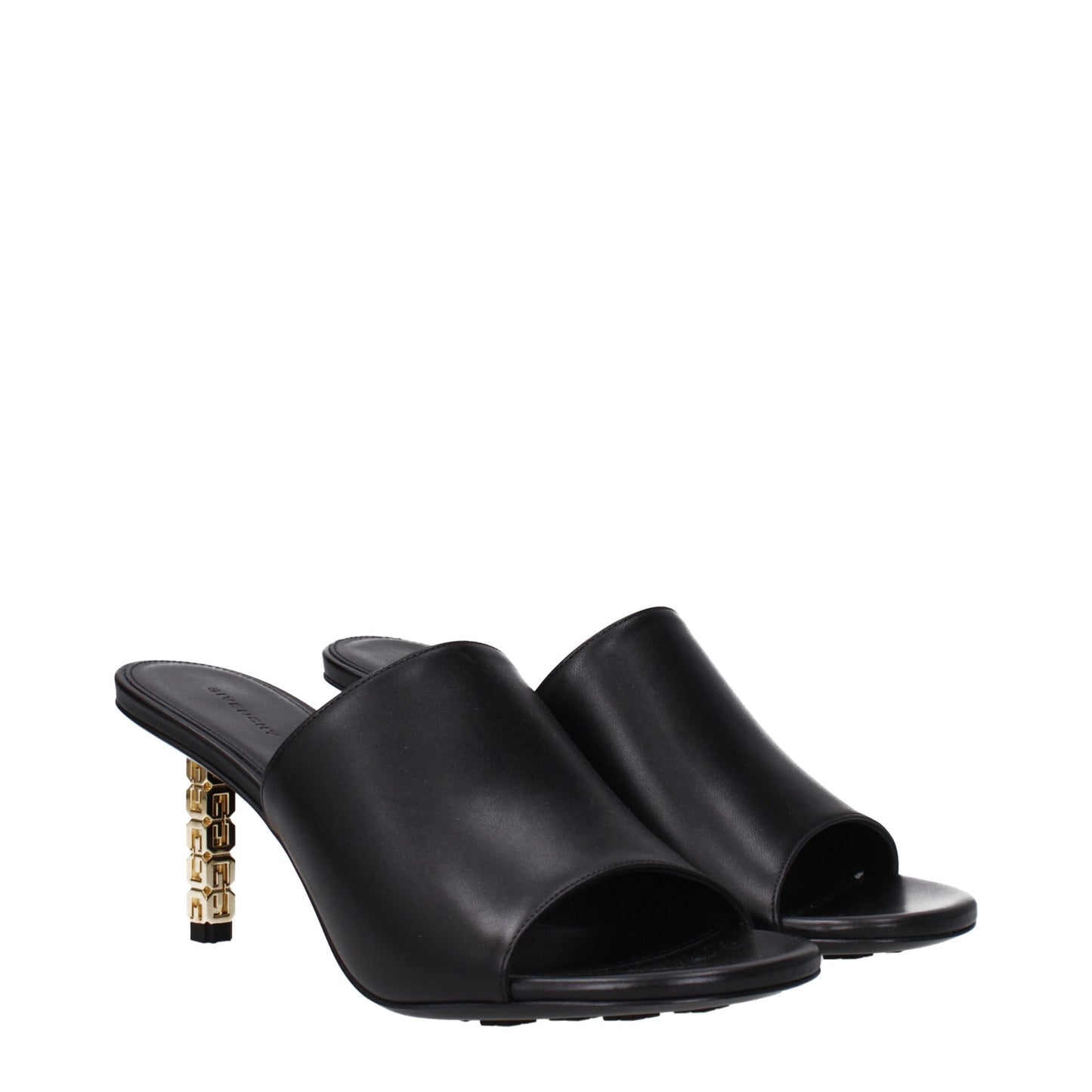 Givenchy – Schwarze Sandalen aus Leder mit Stilettoabsatz
