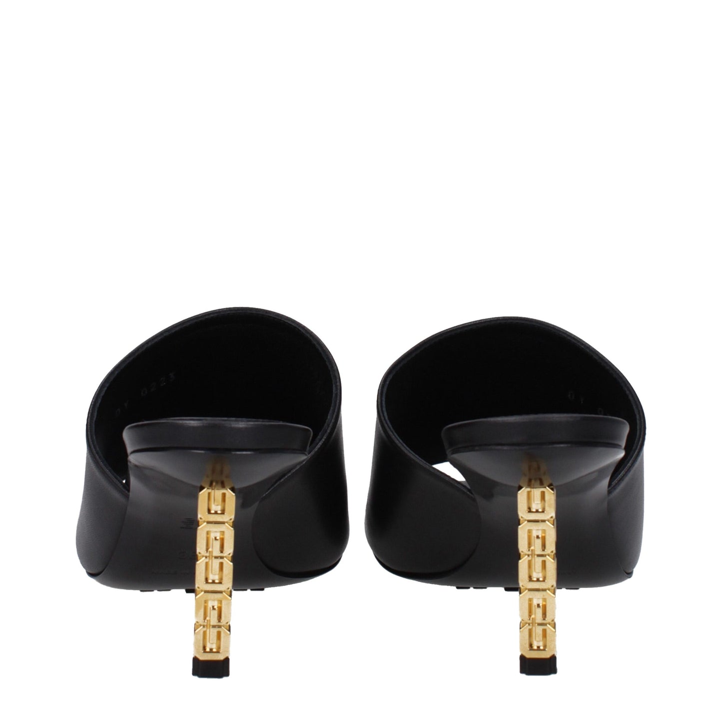 Givenchy – Schwarze Sandalen aus Leder mit Stilettoabsatz