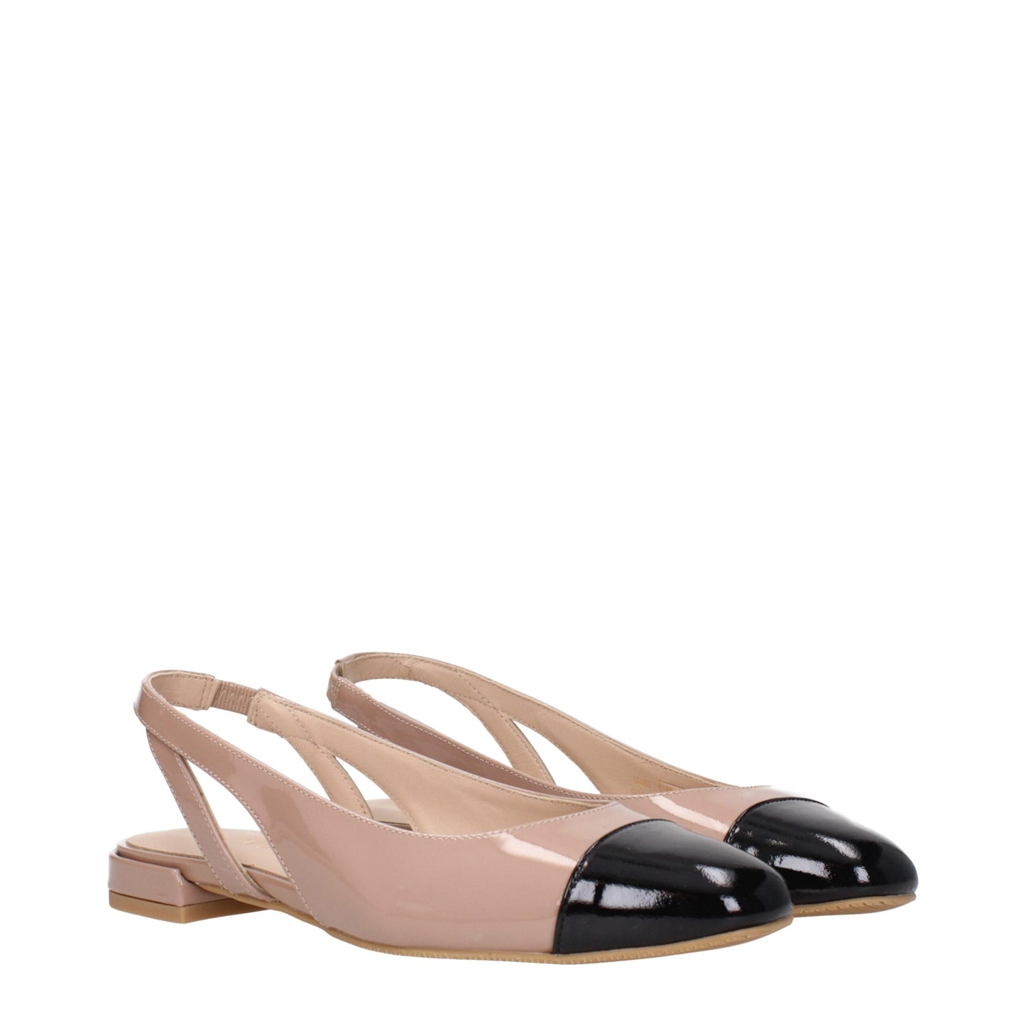 Ballerines en cuir rose Stuart Weitzman