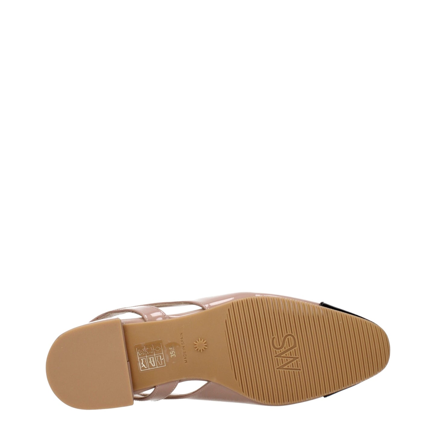 Ballerines en cuir rose Stuart Weitzman