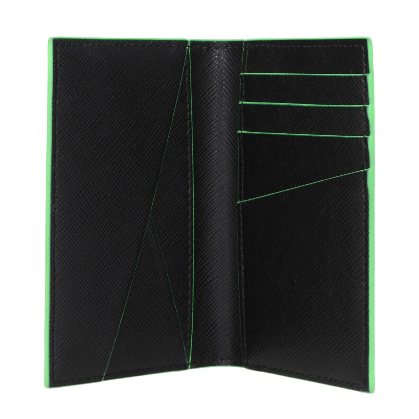 Porte-cartes en cuir noir Off-White
