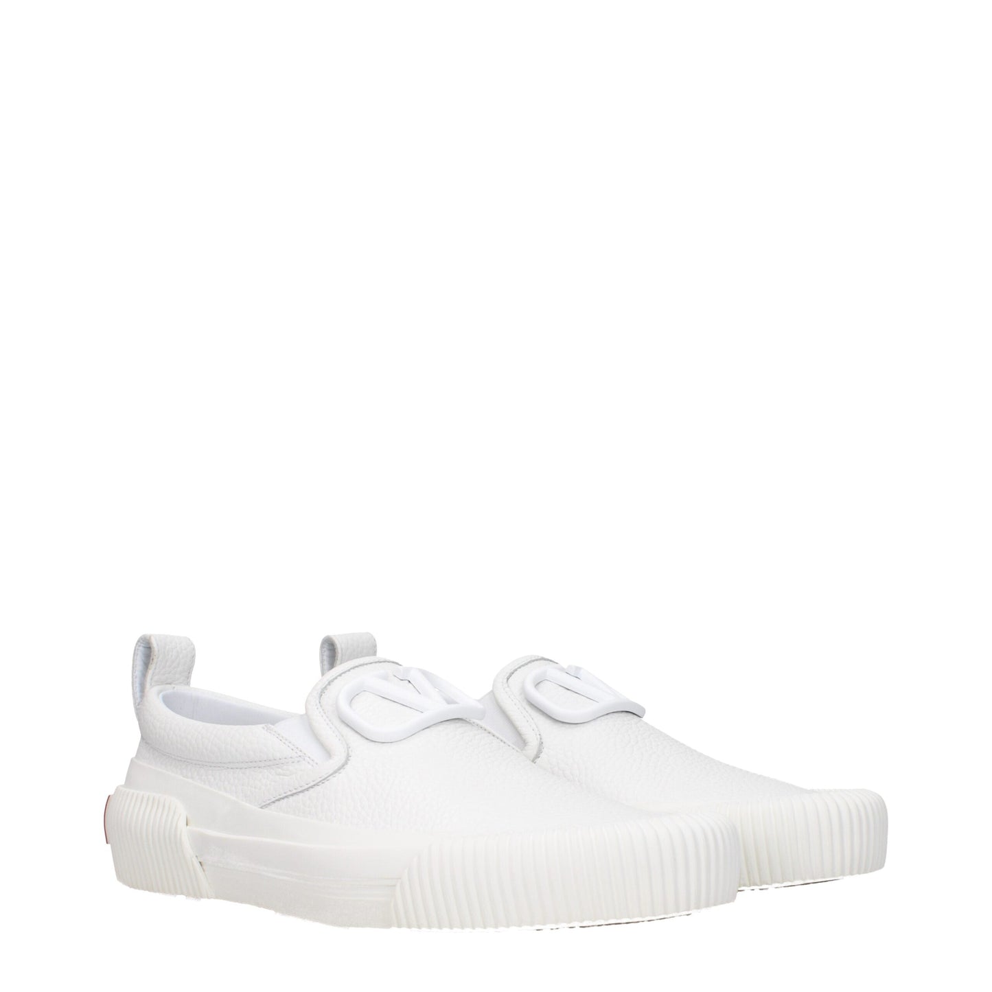 Valentino Garavani Slip-On-Loafer aus weißem Leder