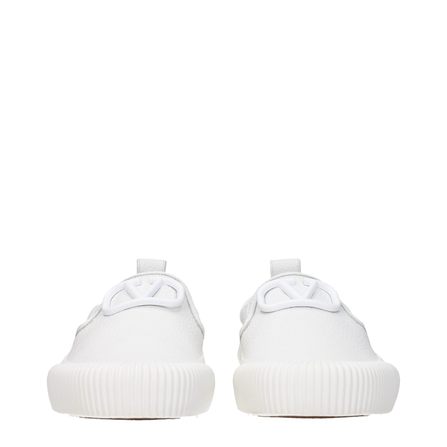 Valentino Garavani Slip-On-Loafer aus weißem Leder