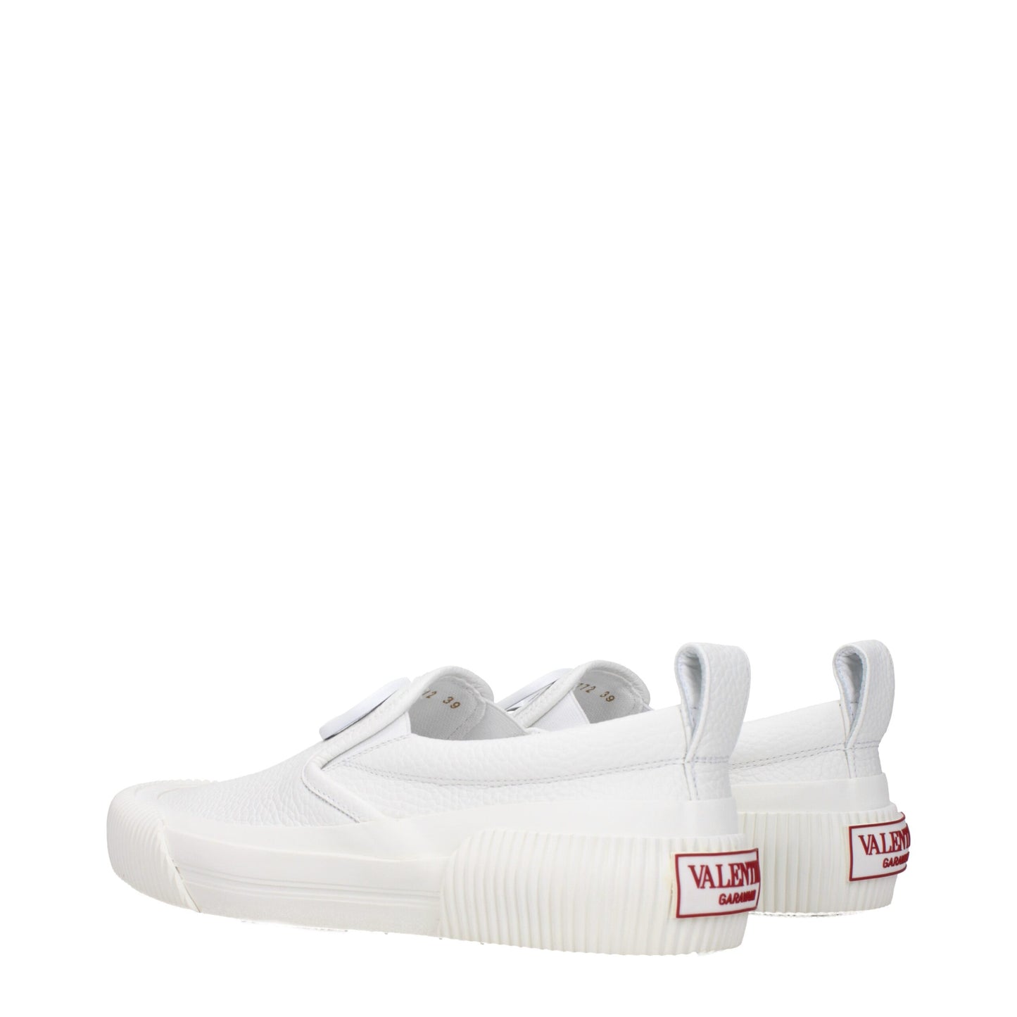 Valentino Garavani Slip-On-Loafer aus weißem Leder