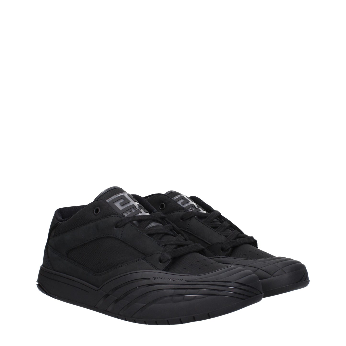 Givenchy – Niedrige Sneakers aus schwarzem Stoff