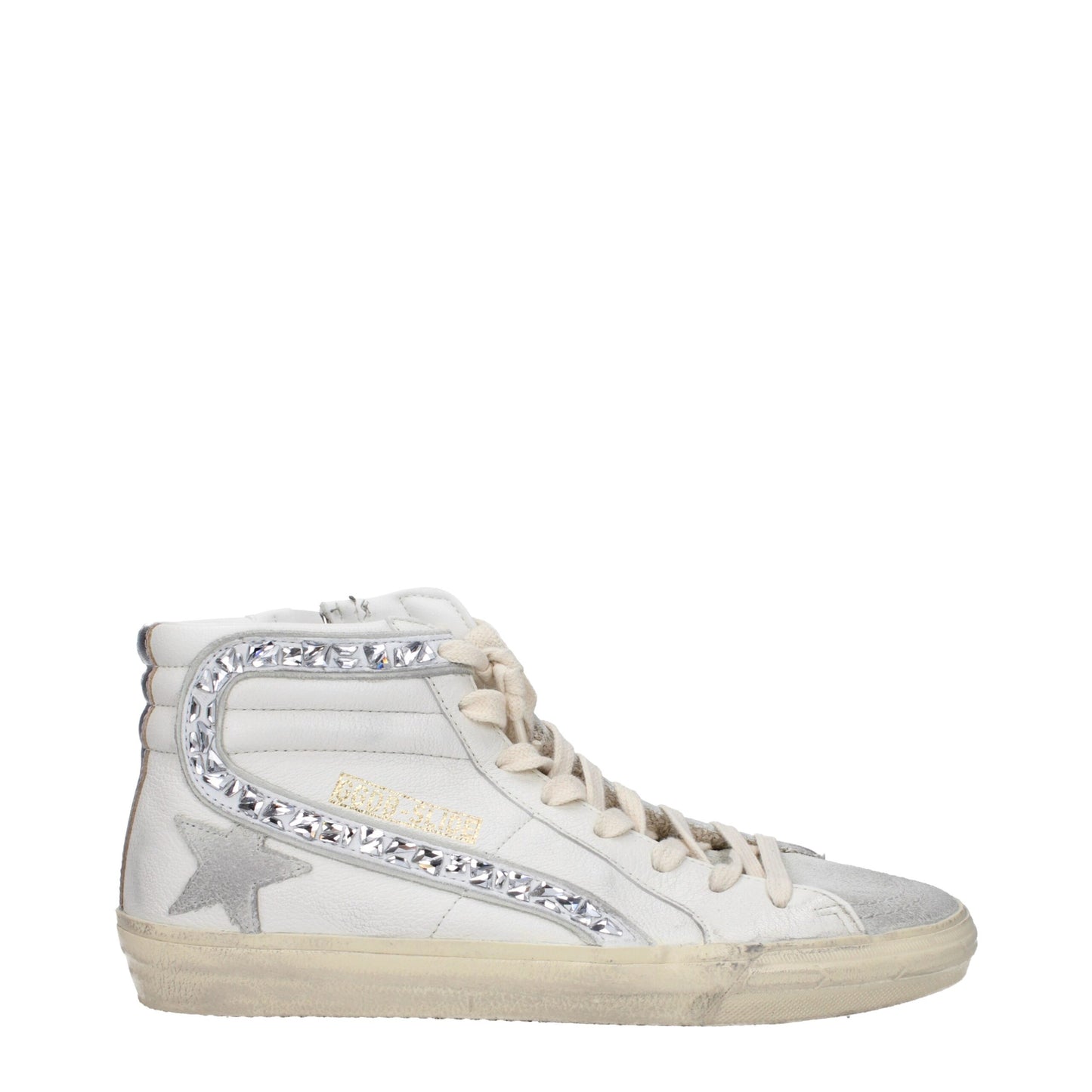Golden Goose Weiße Leder High Tops