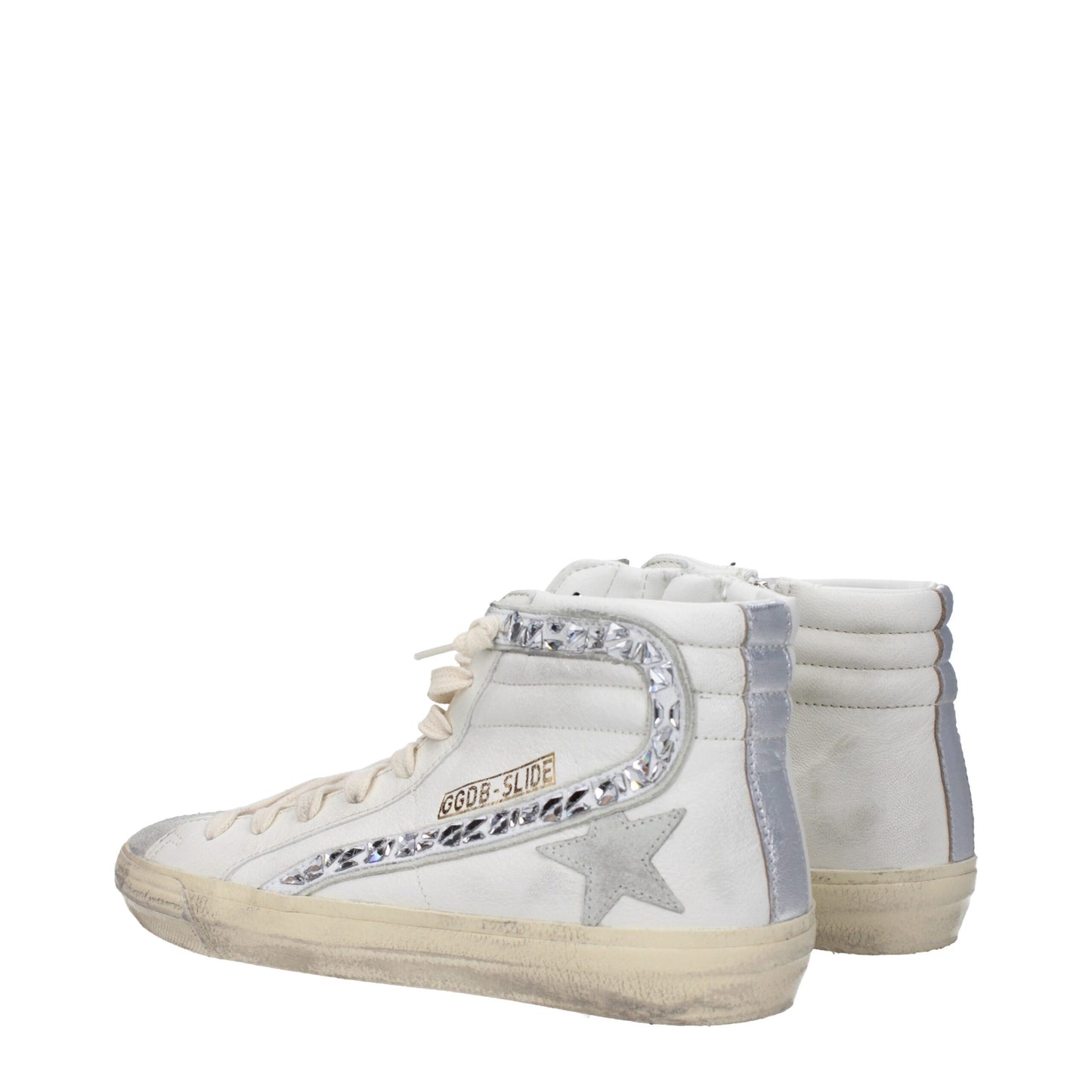 Golden Goose Weiße Leder High Tops