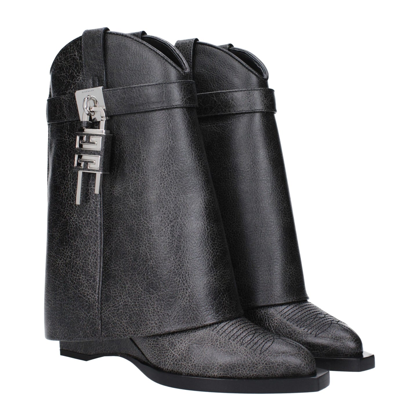 Givenchy – Schwarze Lederstiefeletten