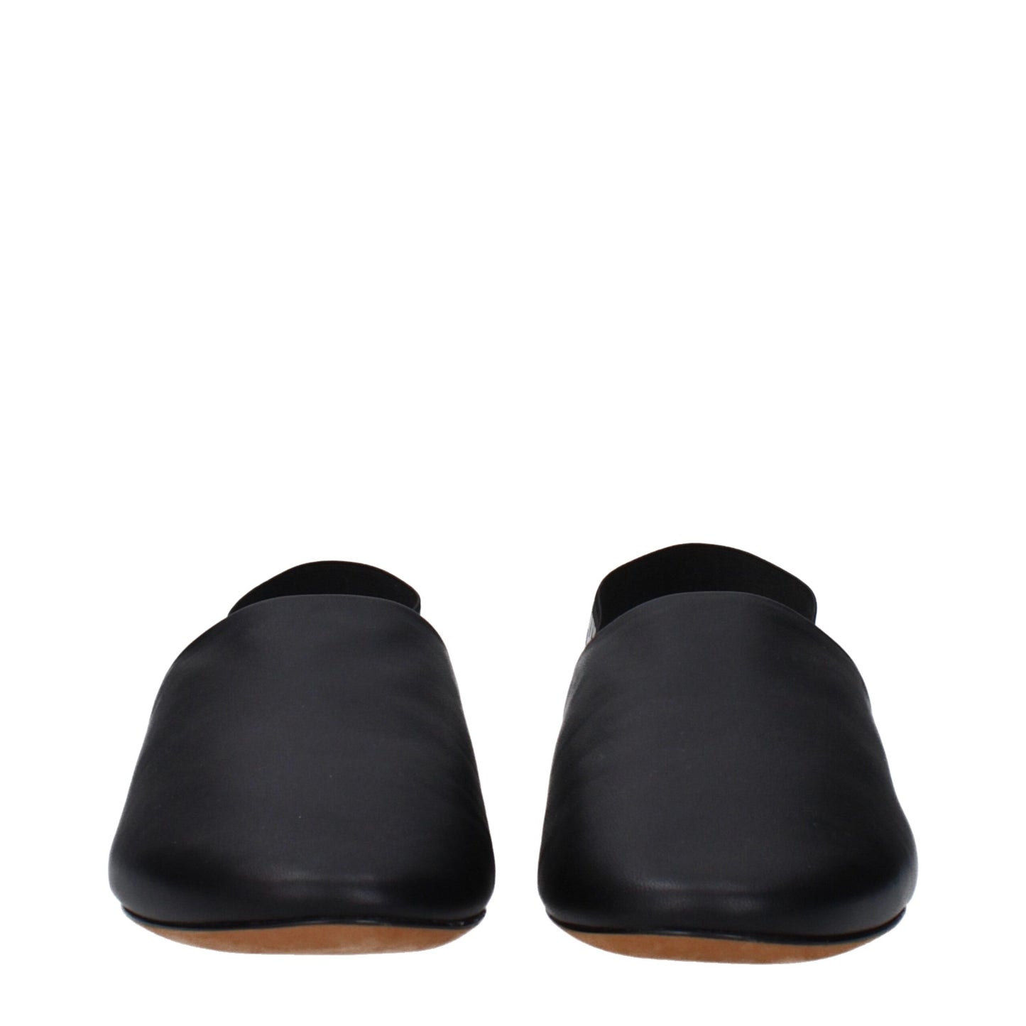 Givenchy – Schwarze Lederpantoletten