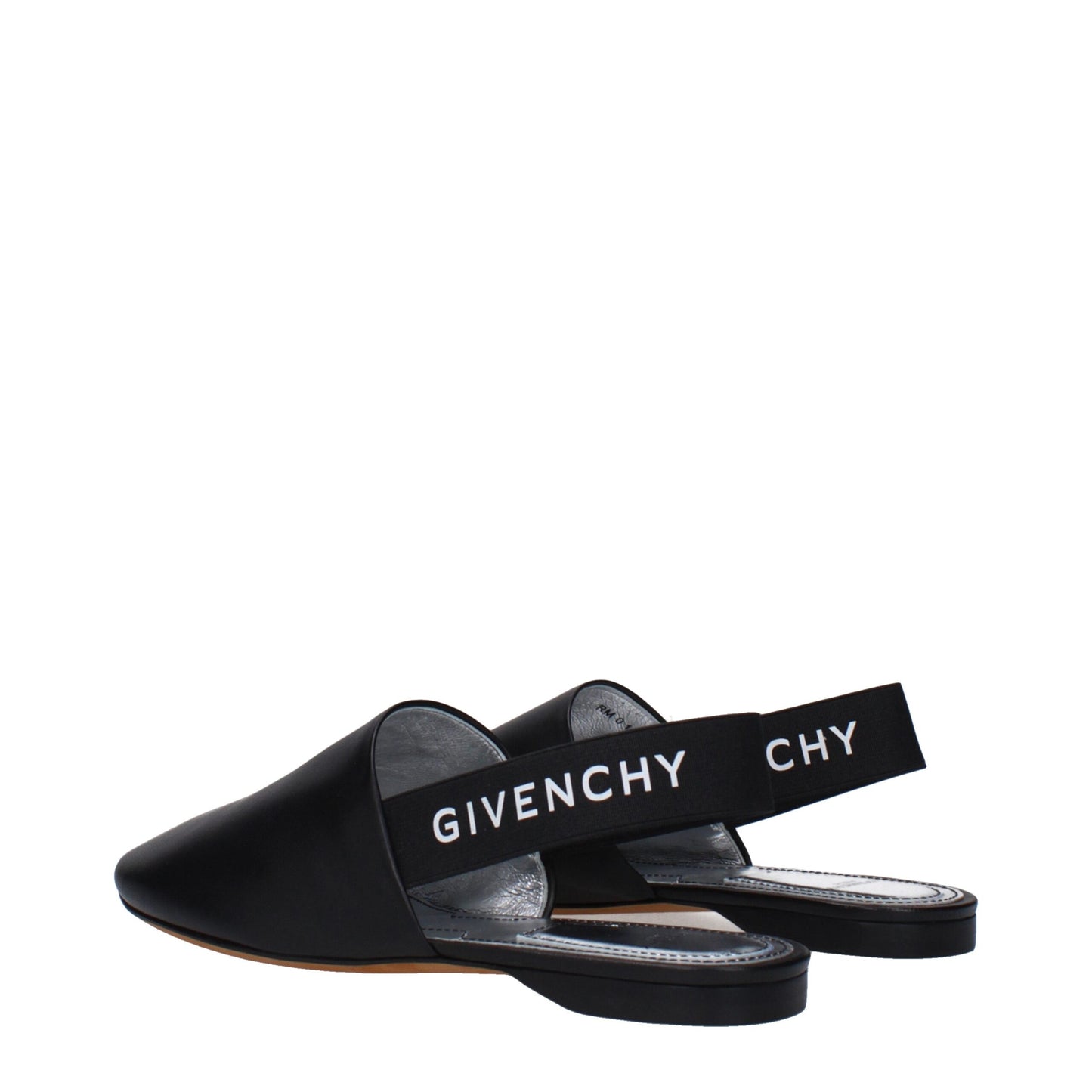 Givenchy – Schwarze Lederpantoletten