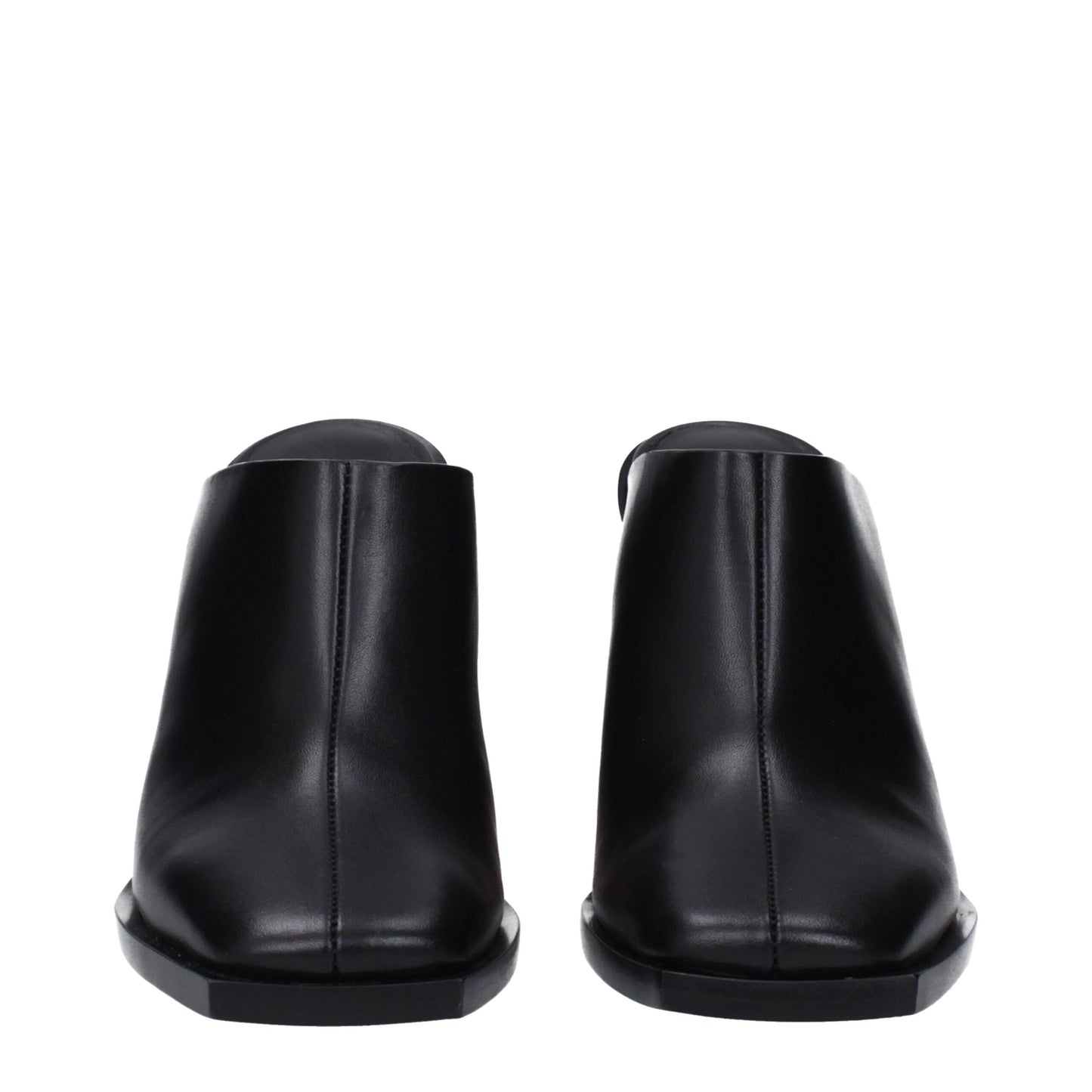 Givenchy – Schwarze Lederpantoletten