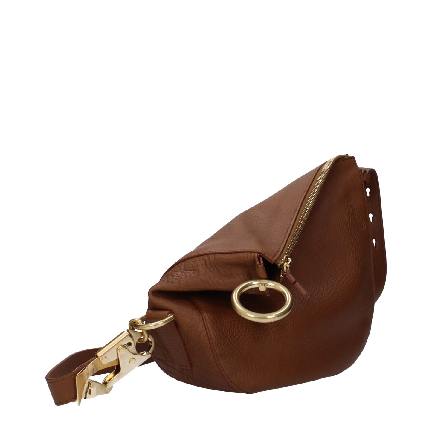 Burberry – Umhängetaschen aus braunem Leder