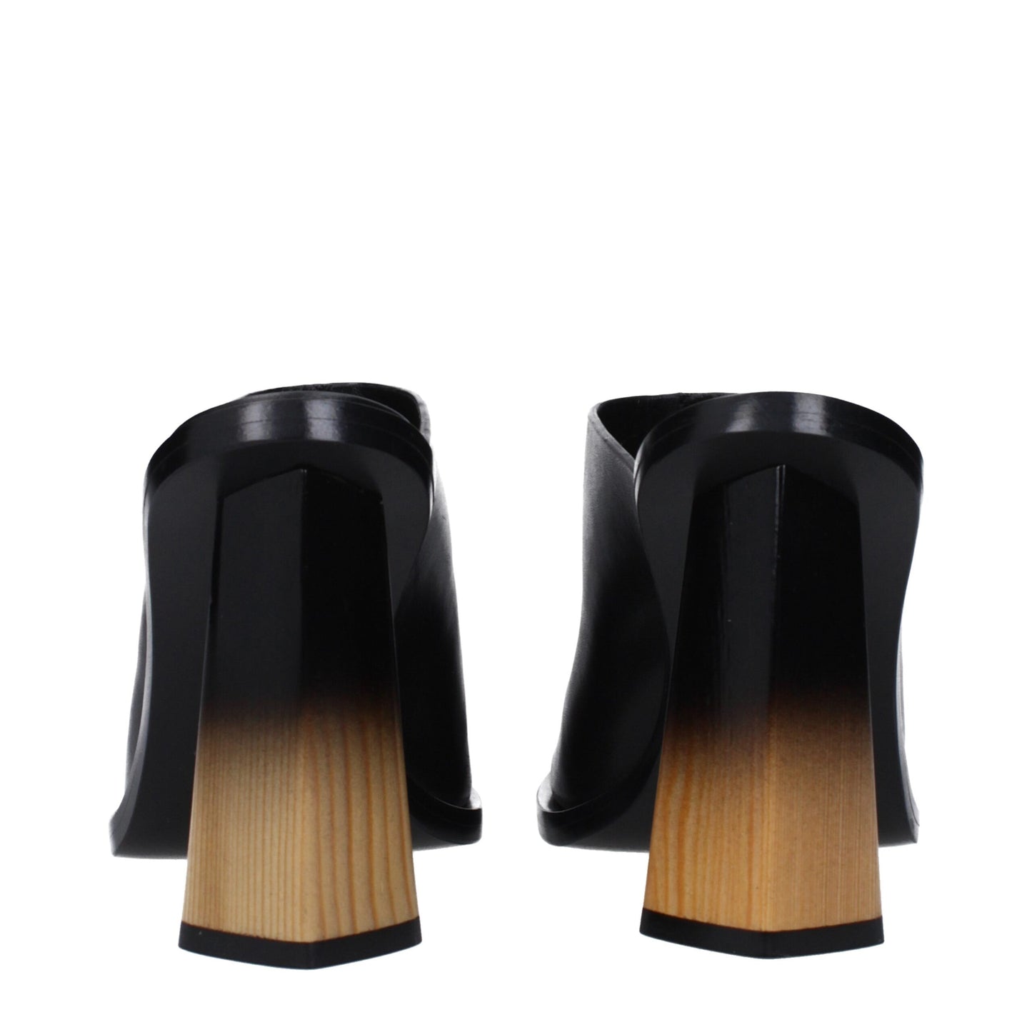 Givenchy – Schwarze Lederpantoletten