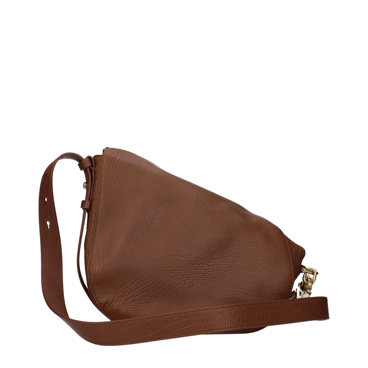 Burberry – Umhängetaschen aus braunem Leder