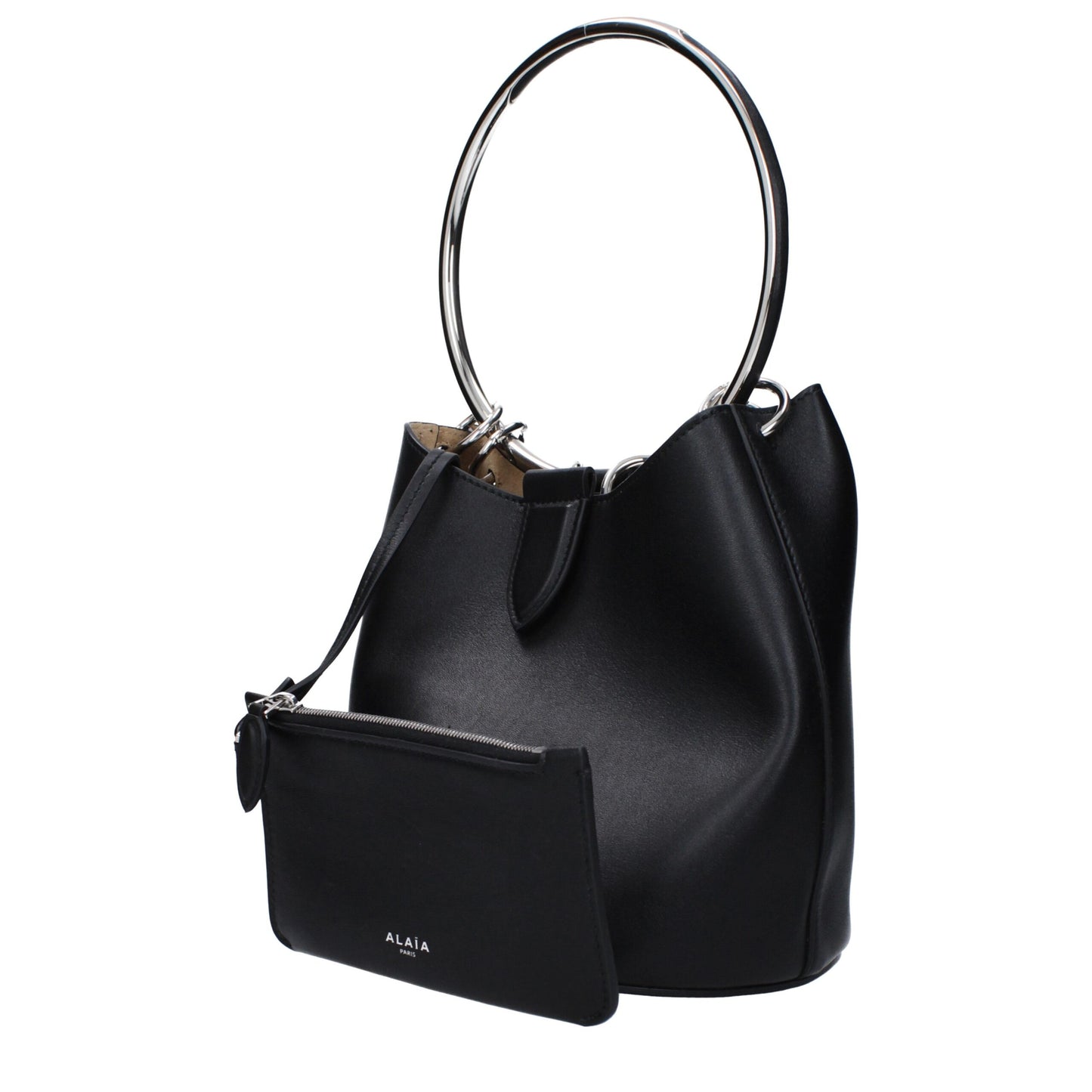 Sacs à main en cuir noir Alaïa