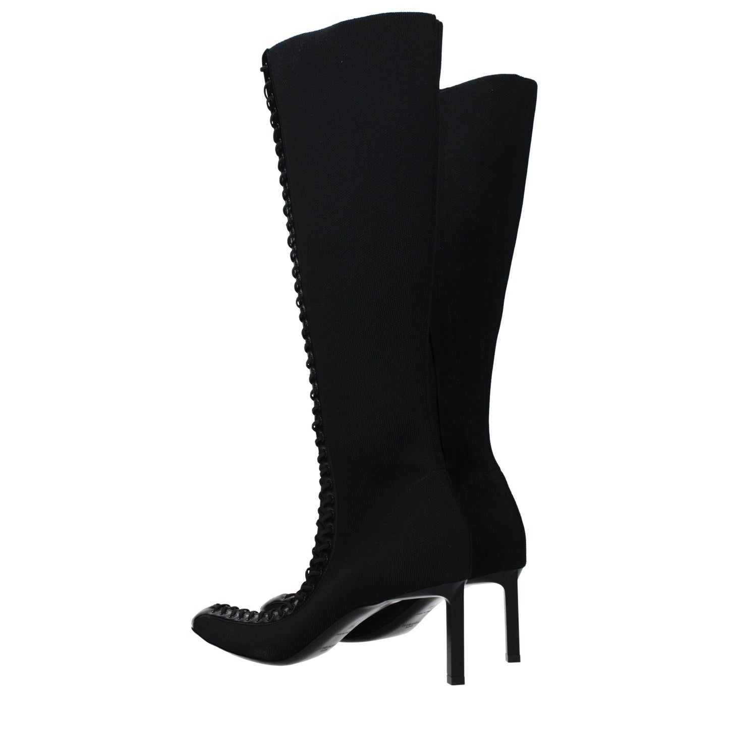 Givenchy – Schwarze Schnürstiefel aus Stoff