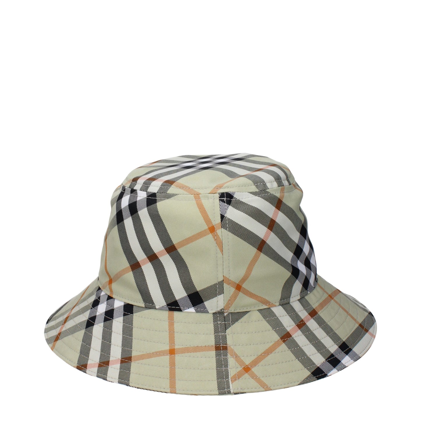 Burberry – Fischerhüte aus grünem Stoff
