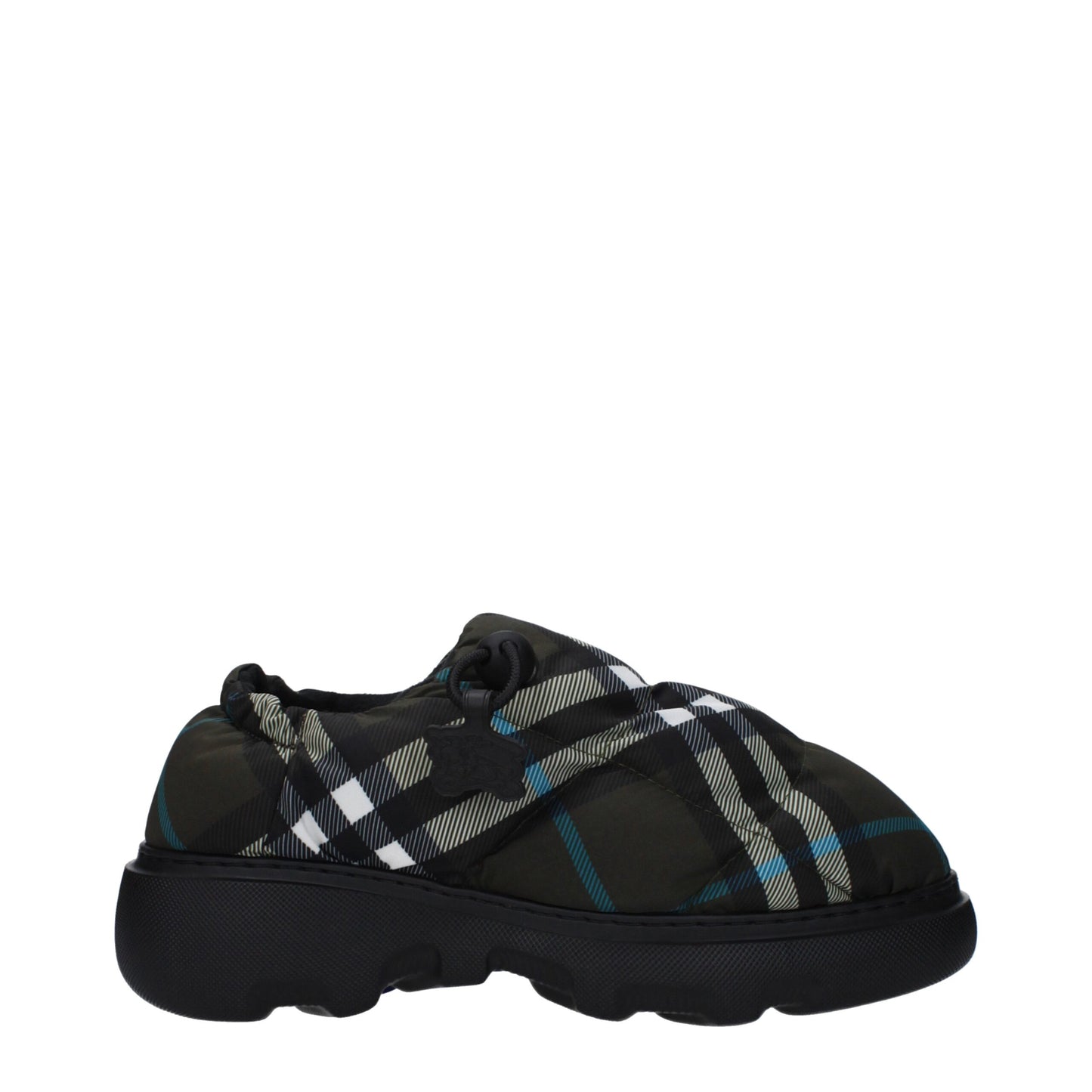 Slip-On-Loafer aus grünem Stoff von Burberry