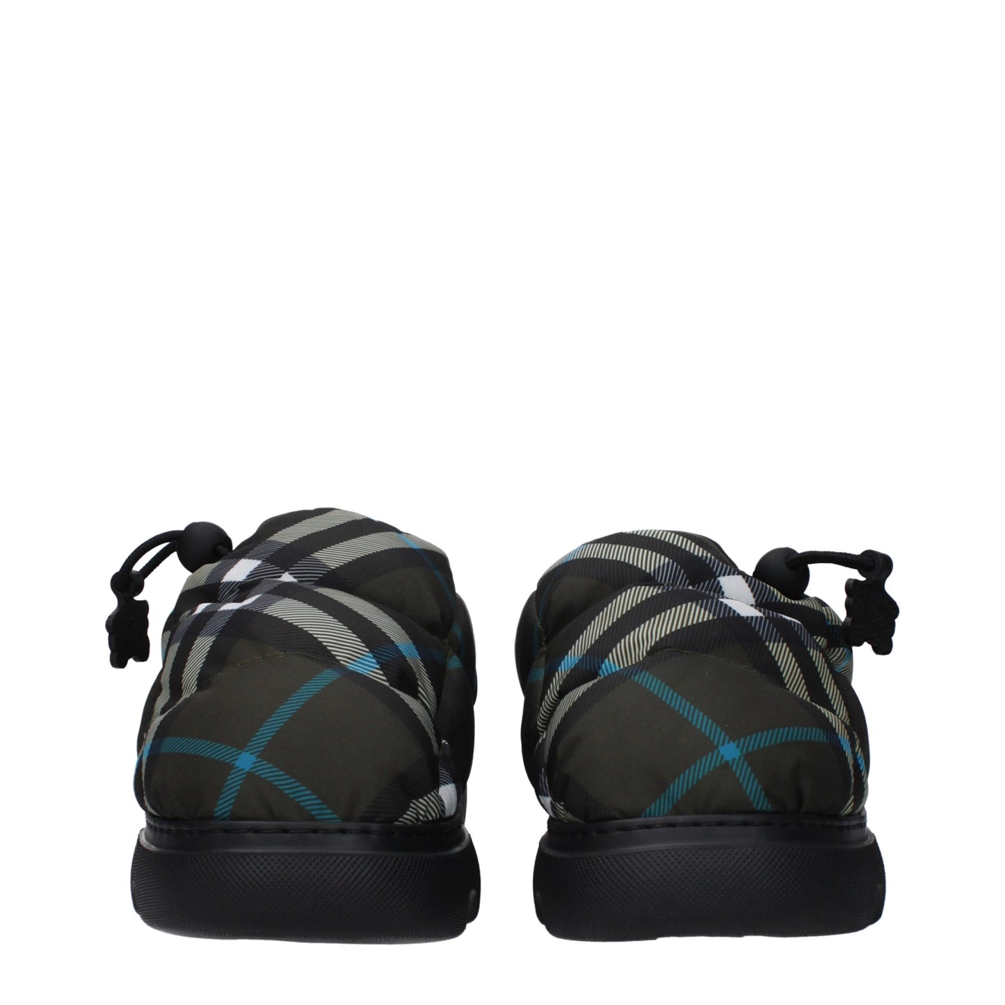 Slip-On-Loafer aus grünem Stoff von Burberry