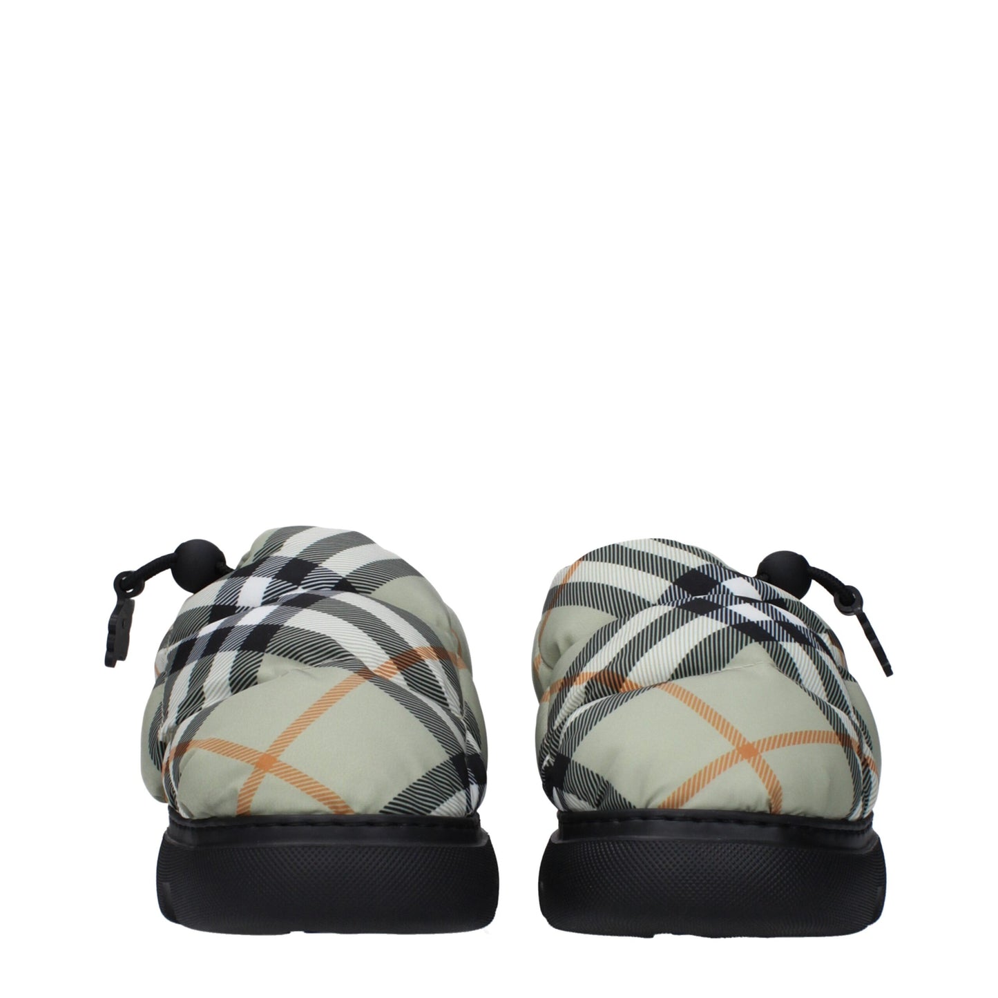 Slip-On-Loafer aus grünem Stoff von Burberry