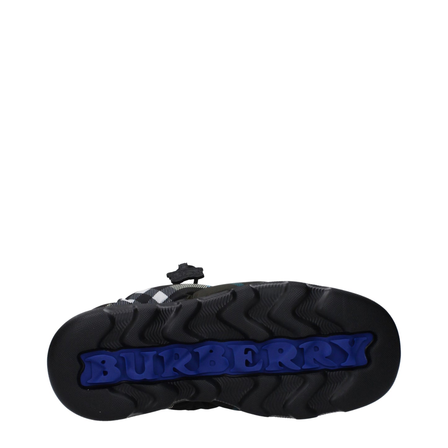 Slip-On-Loafer aus grünem Stoff von Burberry