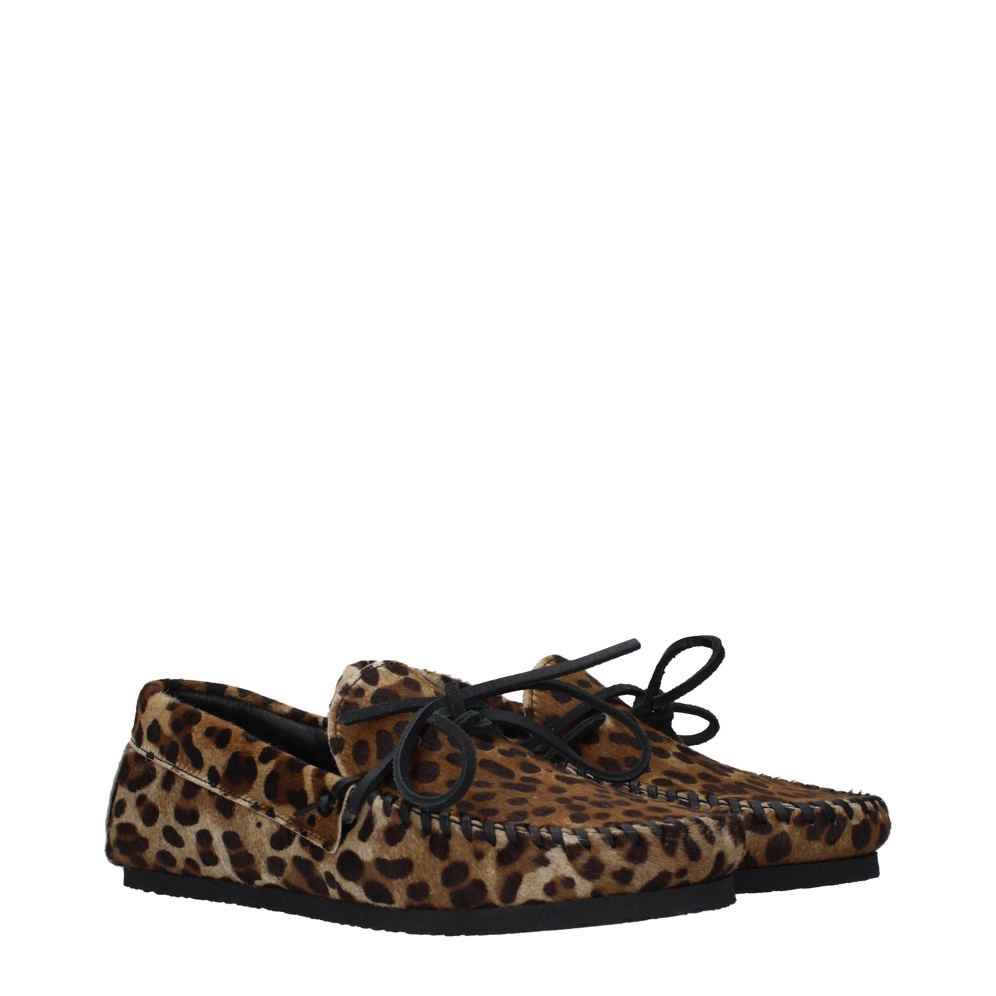 Isabel Marant Slip-On-Loafer aus Rosshaar in Braun