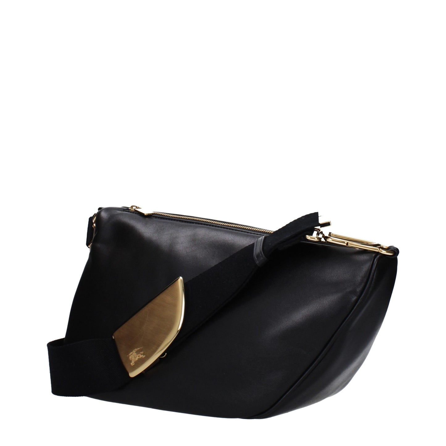 Burberry – Schwarze Umhängetaschen aus Leder