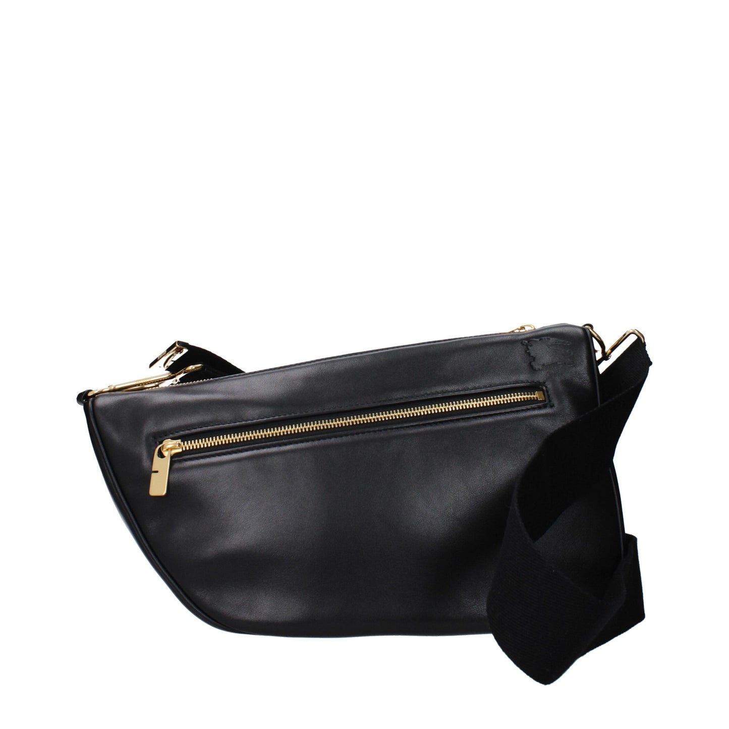 Burberry – Schwarze Umhängetaschen aus Leder