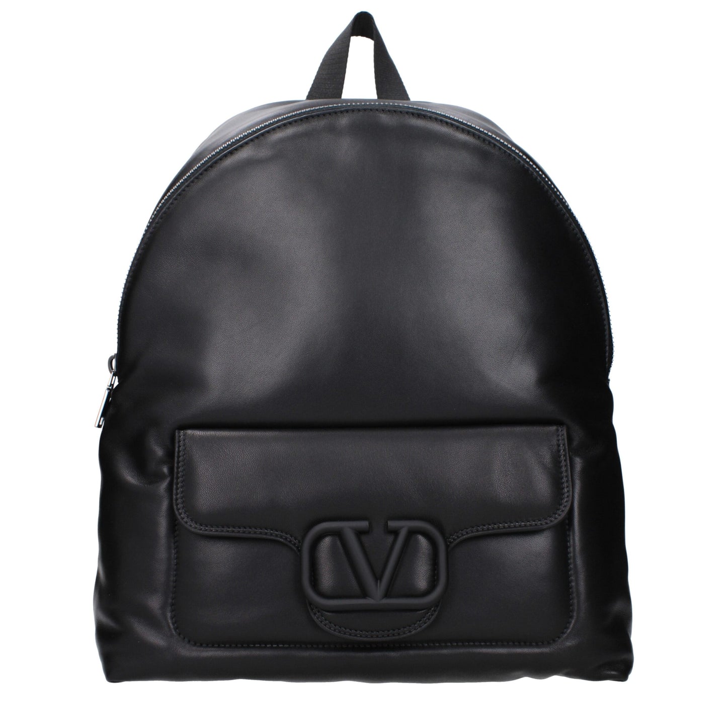Valentino Garavani Schwarze Lederrucksäcke