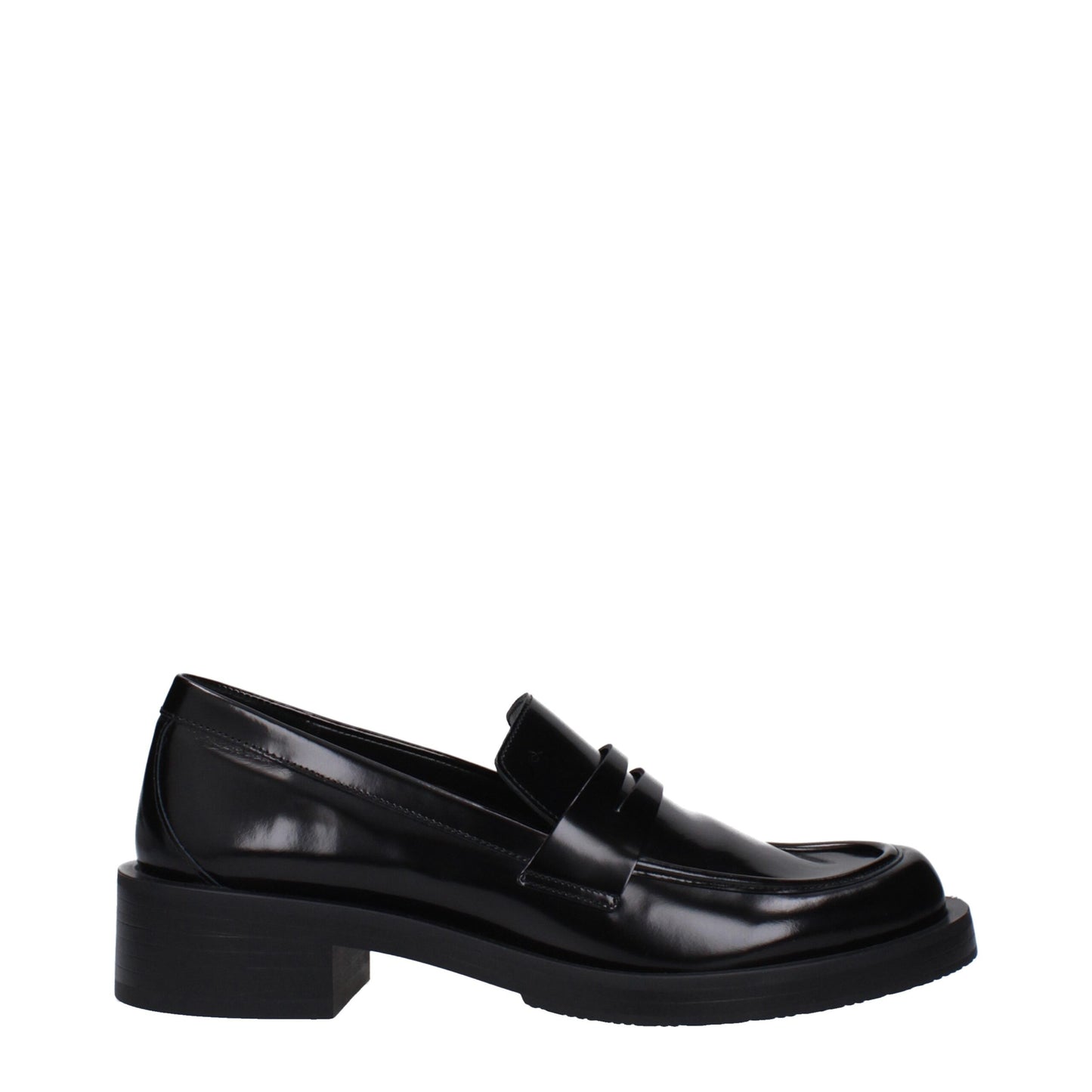 Stuart Weitzman – Slipper aus schwarzem Leder