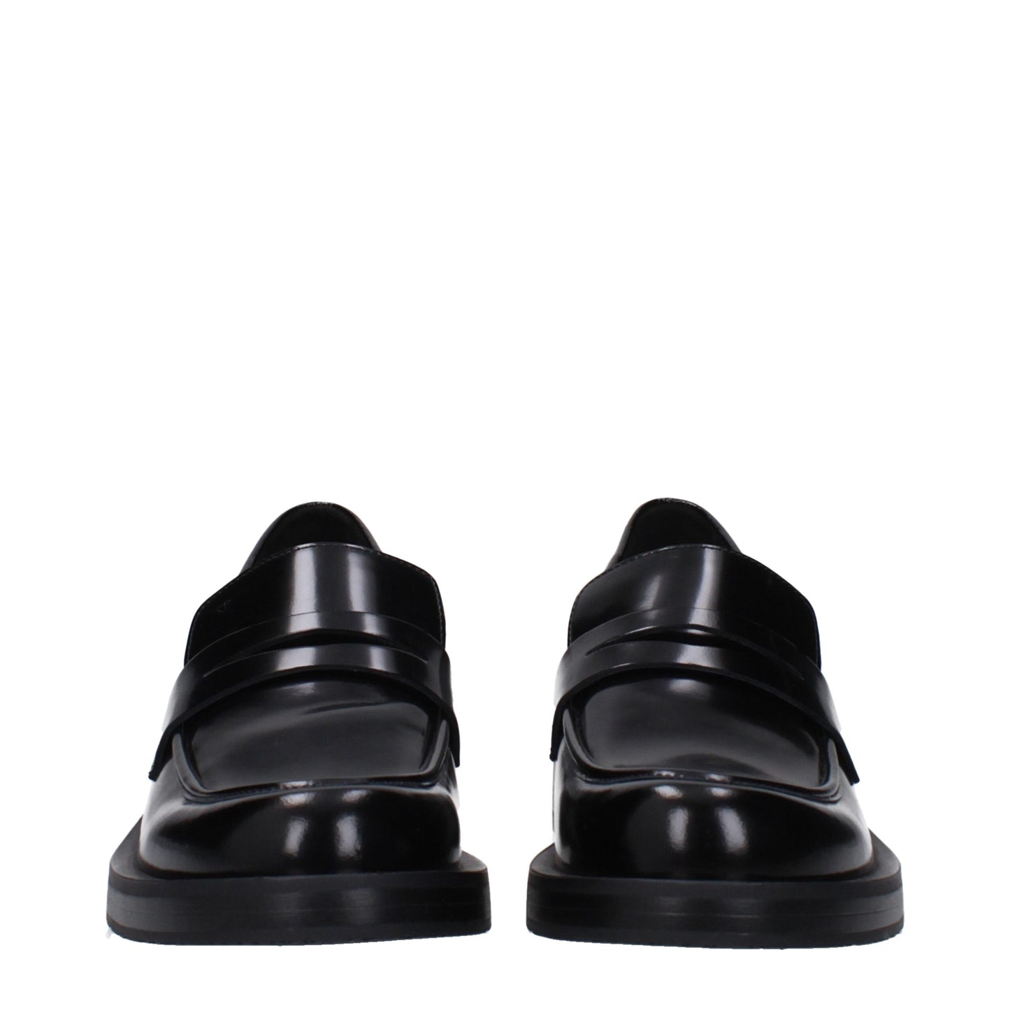 Stuart Weitzman – Slipper aus schwarzem Leder