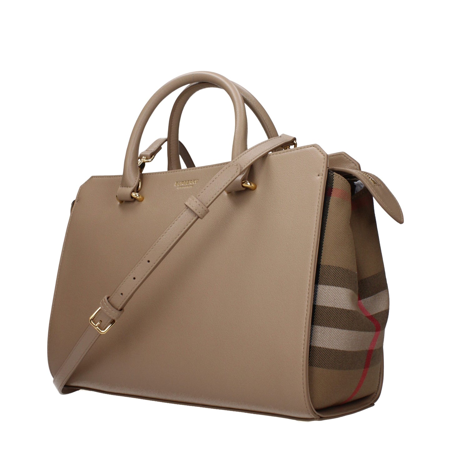 Burberry Beige Lederhandtaschen