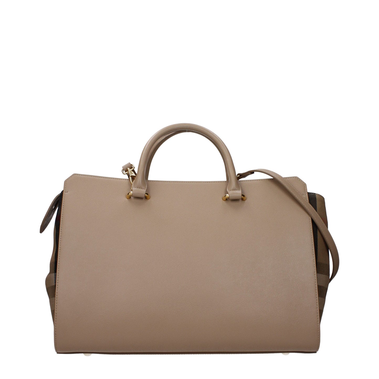 Burberry Beige Lederhandtaschen