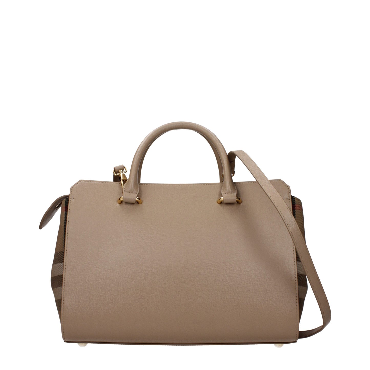 Burberry Beige Lederhandtaschen