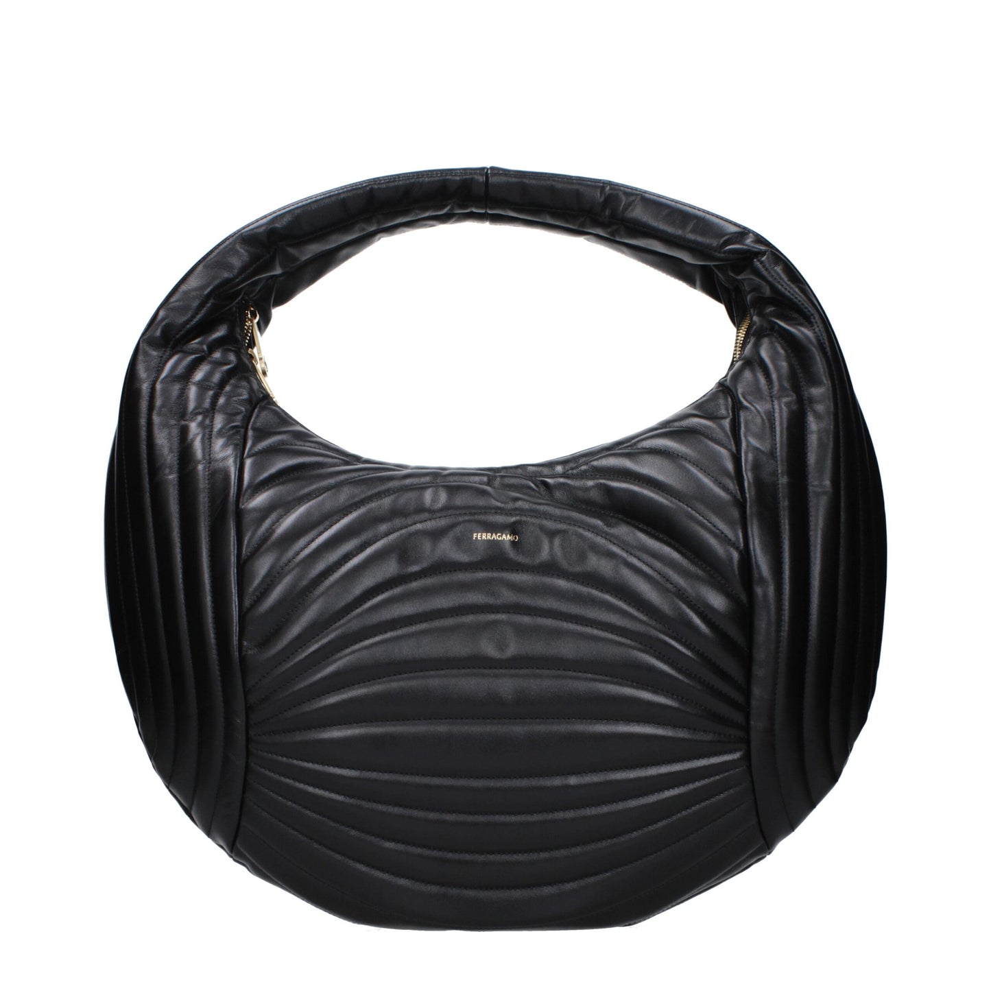 Salvatore Ferragamo Schwarze Lederhandtaschen