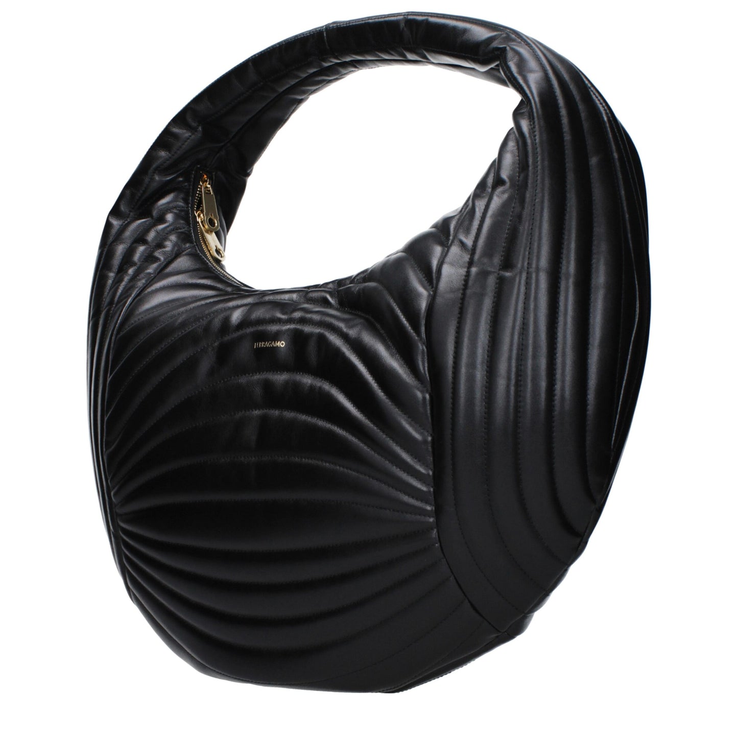 Salvatore Ferragamo Schwarze Lederhandtaschen