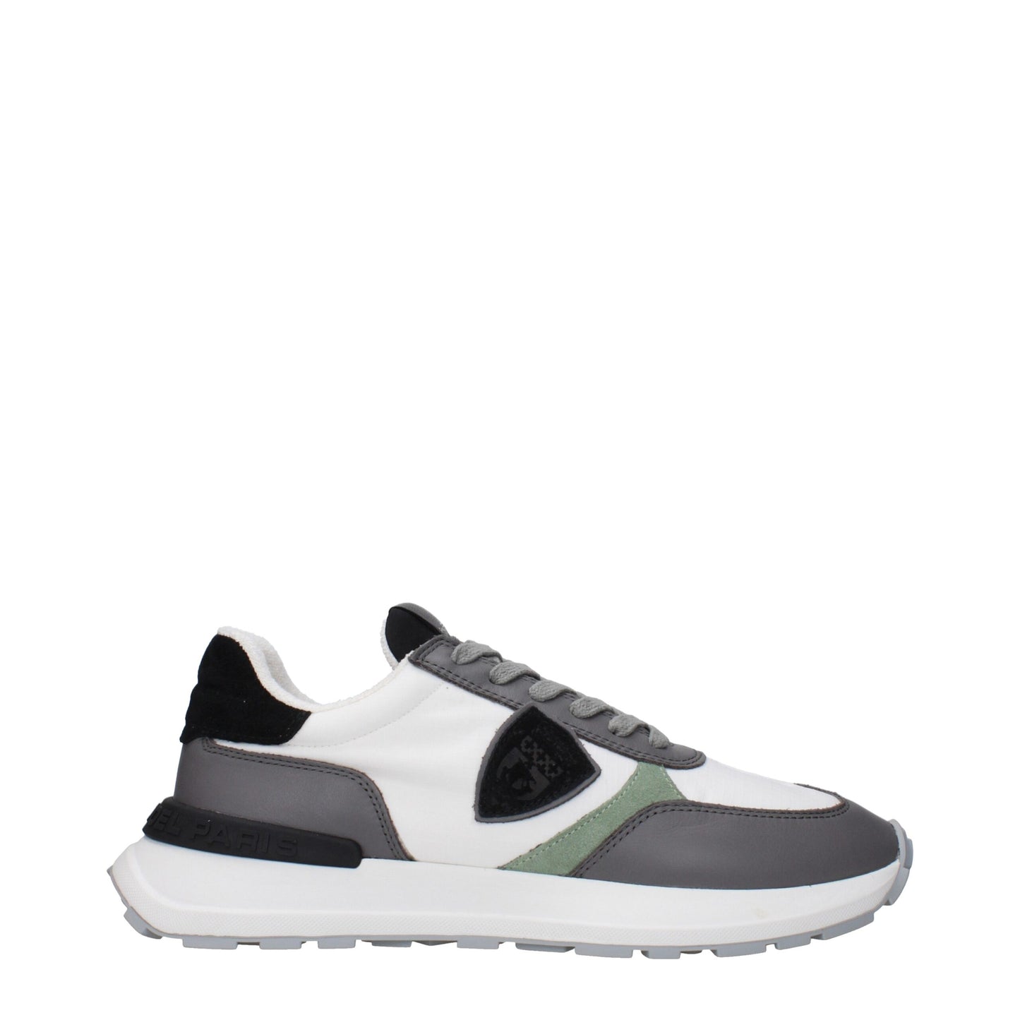 Philippe Model – Sportliche Sneakers aus weißem Stoff