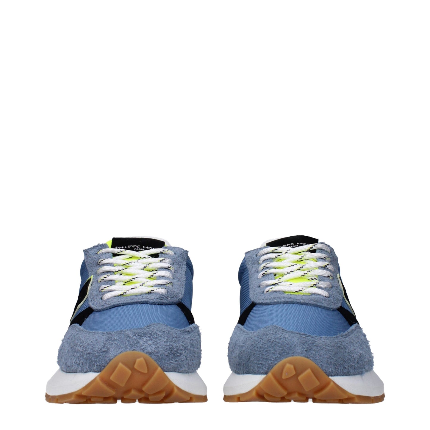 Philippe Model – Sportliche Sneakers aus blauem Stoff