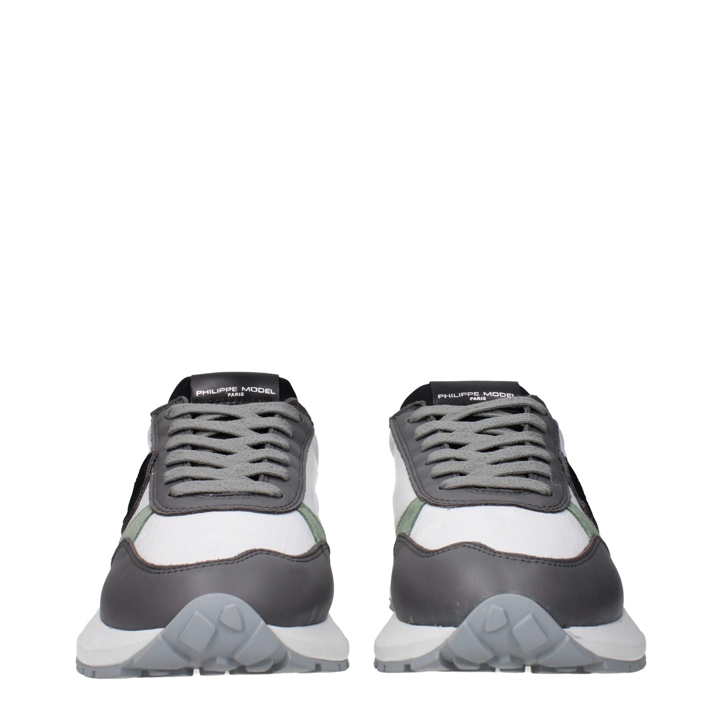 Philippe Model – Sportliche Sneakers aus weißem Stoff