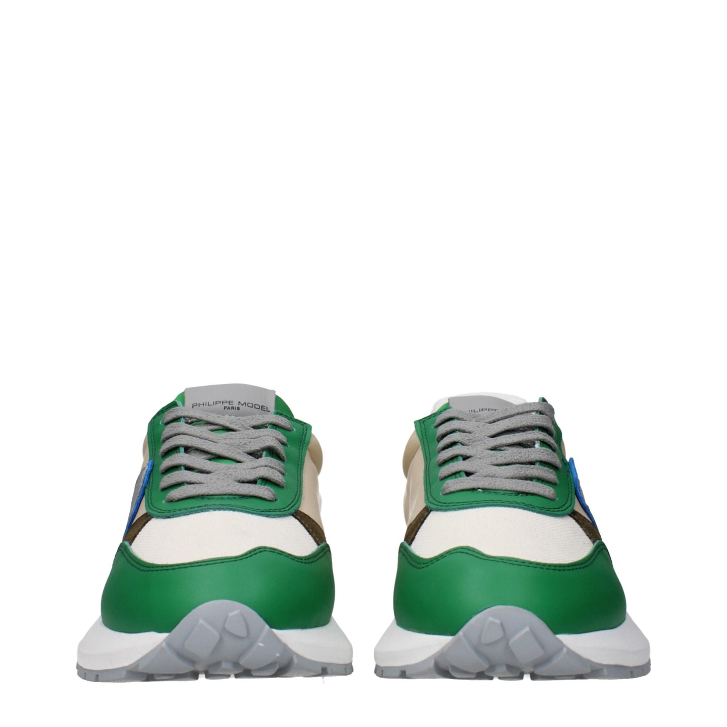 Philippe Model Grüne Stoff Low-Tops