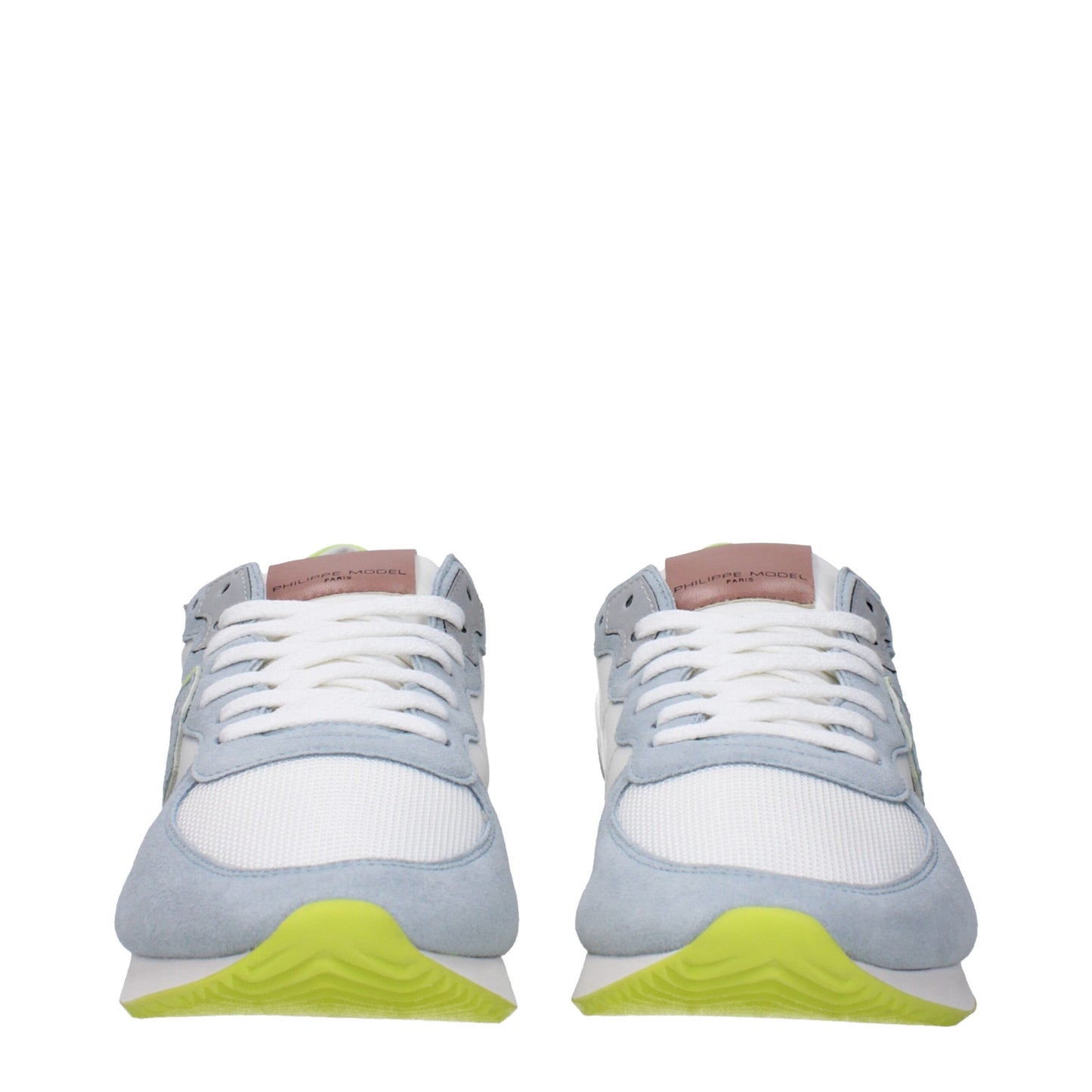 Philippe Model Weiße Stoff-Low-Tops