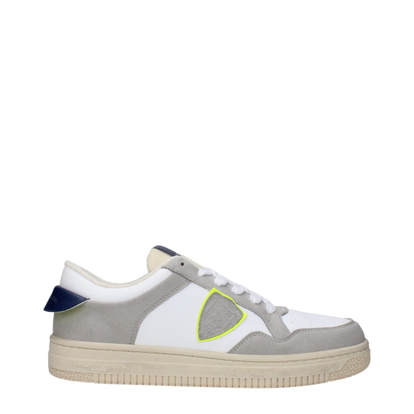 Weiße Ledersneakers von Philippe Model