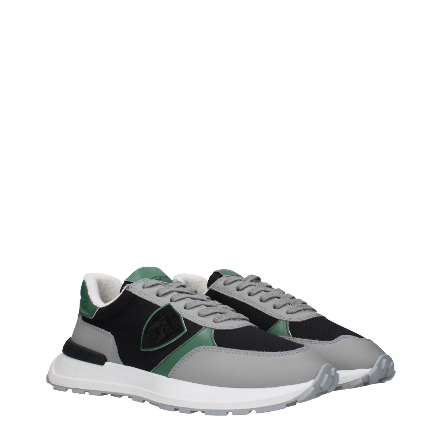 Philippe Model – Sportliche Sneakers aus schwarzem Stoff