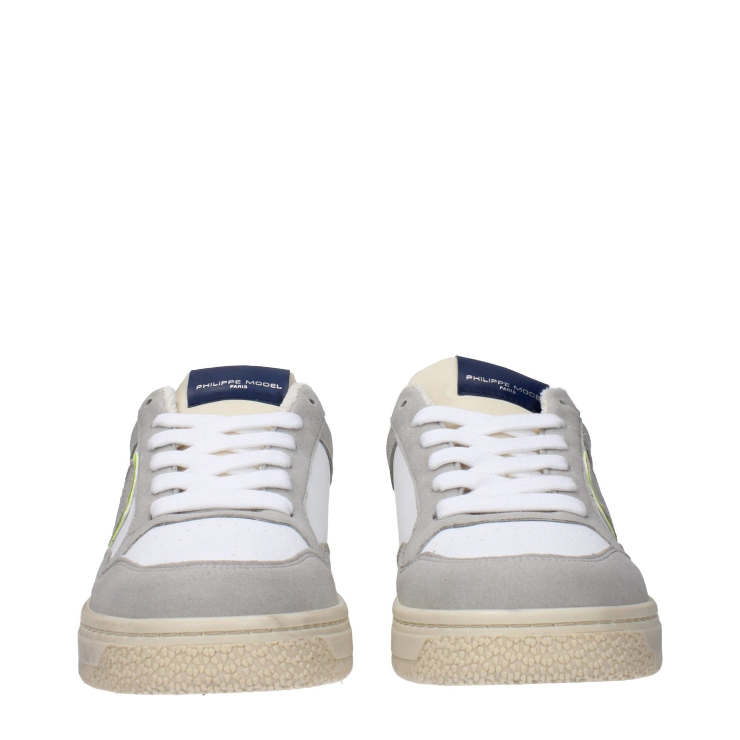 Weiße Ledersneakers von Philippe Model
